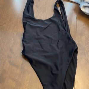 Black one piece